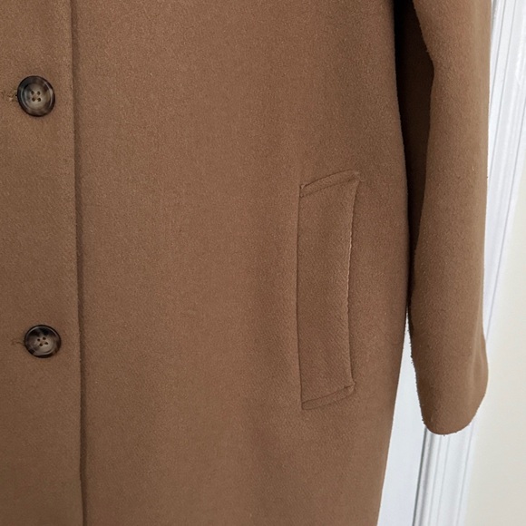 XL Abercrombie & Fitch Women's Wool-Blend Tailored Topcoat - Picture 3 of 7